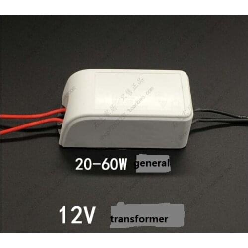 Lighting transformer: 220V to AC 12v low voltage transformer/20-60w general Halogen 20WG4 lamp beads (NOT work with LED)