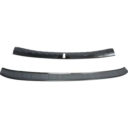 Black Tailgate Trunk Trim Rear Door Bumper Protector Guard Cover Trim Fit For BMW 3 Series G20 2019 2020 Accessories