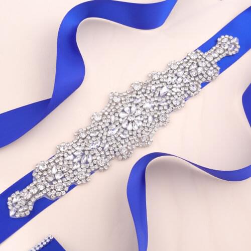 SESTHFAR Luxury Crystal Belt Bride Rhinestones Party Dresses Sash Pearl belts Cintos Feminino Wedding Accessoire Mariage