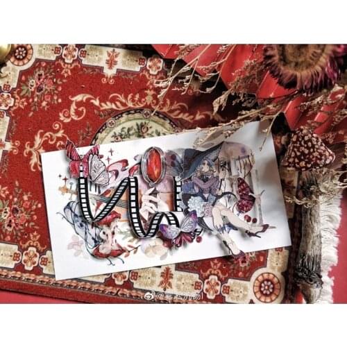 1 Loop 6cmx96cm Apple Juice Islwashi Tape Washi Paper Bright Pet New Oil Collage