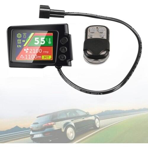 12V/24V LCD Monitor Switch+Remote Controller Accessories for Car Air Heater Parking Heater Car Accessories