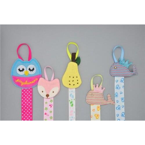 200pcs Lovely Hair Bow Holder Handmade Cartoon Dots Long Hair Clip Organizer Grosgrain Ribbon Barrette Holders For Girls