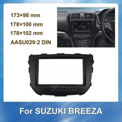 2Din Car Radio fascia For SUZUKI BREEZA Audio Player Frame Dash Trim Panel Kit Surrounded Multimedia Auto Stereo Dashboard