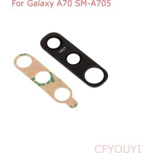For Samsung Galaxy A70 A705 A705F Rear Back Camera Lens Cover with Adhesive Sticker