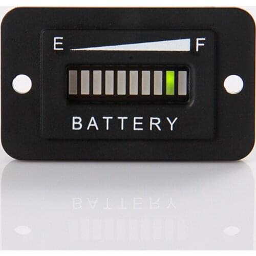 Battery Level Indicator Battery Tester meter LED BI003 12V 24V lead acid liquid for golf carts car jet ski MOTORCYCLE RL-BI003