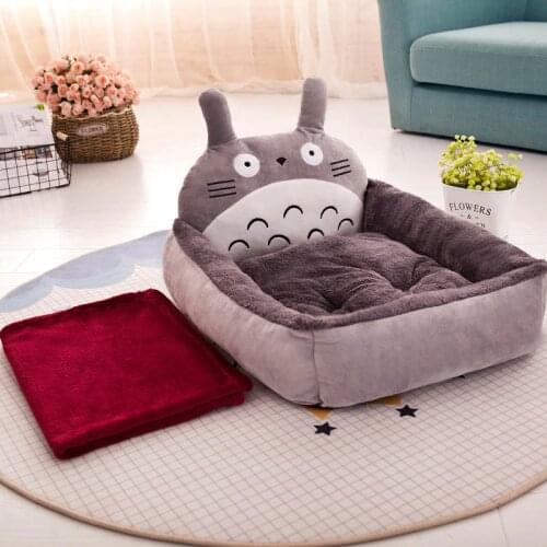 Various Size Large Dog basket Bed Kennel Mat Soft Fiber Pet Dog Puppy Warm Soft Bed House Product For Dog bed for dog Cat house