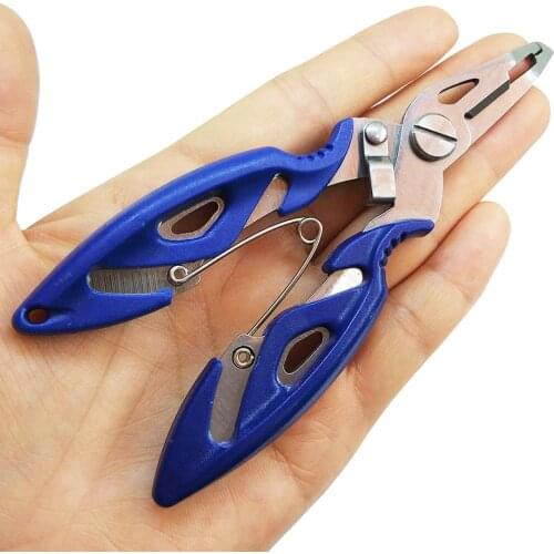 1-piece Multi-function Fishing Pliers Stainless Steel Fishing Scissor Hook Remover Fish Line Cutter Carp Fishing Gear