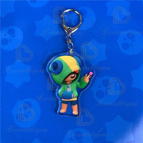 Cartoon Stars Game Badges Car Keychain Leon Anime Cute Pins Backpacks Clother Decoration Brooches Christmas Badges Kids