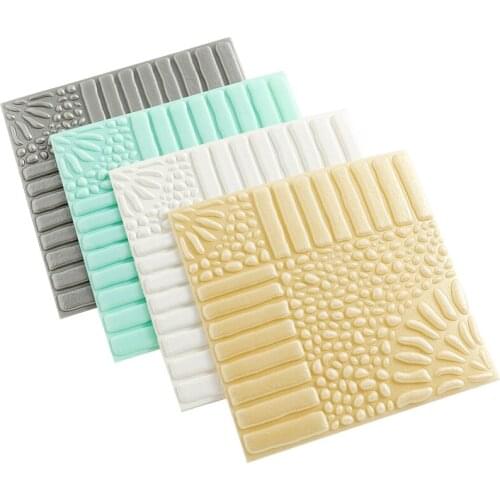 PE Foam 3D Wall Stickers Embossed Brick Waterproof Self Adhesive Wallpaper Room Home Decor For Kids Bedroom Living Room Stickers