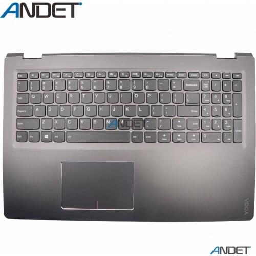 New Original For Lenovo IdeaPad Flex 4 -15 4 15 1570 1580 Yoga 510-15 ISK IKB Palmrest Upper Case US USI Keyboard Backlit