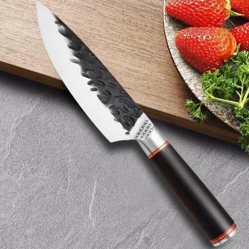 5CR15 Stainless Steel Fruit Knife Kitchen Meat Cleaver Slicing Knife Portable Outdoor Knife