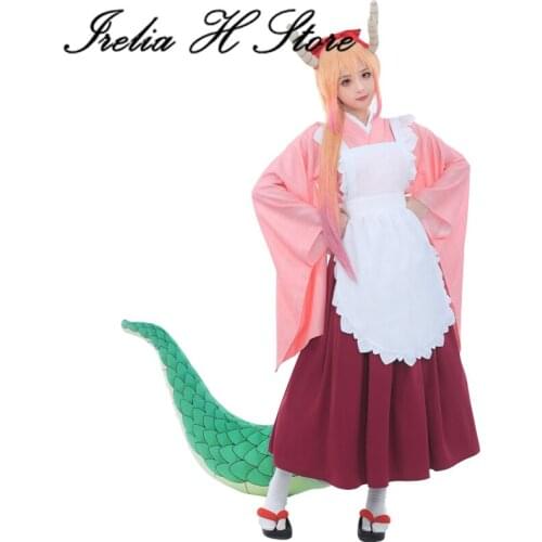 Pre-sale Irelia H Store Miss Kobayashis Dragon Maid KannaKamui Toru Maid Dress Cosplay Costume Maid dress female