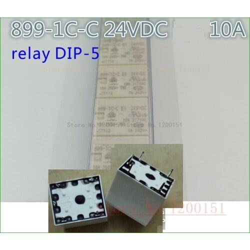 899-1C-C 24VDC 899-1C-C-24VDC T73-1C G5LE-1-VD 24VDC G5LE-1-VD-24VDC 899-1CH-F-C 12VDC 12V 899-1CH-F-C-E 12VDC relay DIP-5