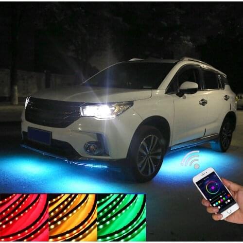 Car Styling APP Remote Control Chassis Underglow Atmosphere Light For Toyota RAV4 Yaris Avensis Auris HRV Corolla Camry Prado