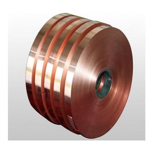 10m/lot Thicness: 0.3mm Width: 50mm Pure T2 Copper Cu Metal Sheet copper belt copper strap copper strip