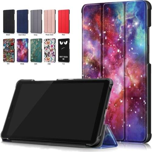 Hard printed Case For Lenovo Tab M7 TB-7305F TB-7305i TB-7305X 7'' Slim PU Leather stand Smart Cover For lenovo tb m 7 tb 7305i
