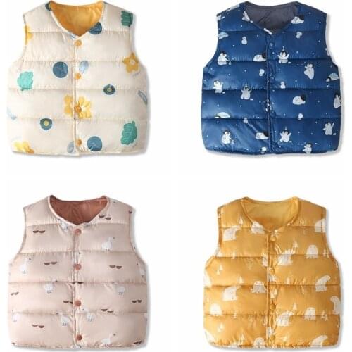 2020 Baby Girl Vest Warm Clothing Baby Winter Waistcost Cardigan Jsckets Coats For Baby Boy 's Clothes