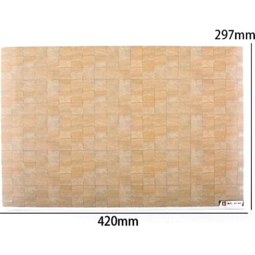 1:25 5pcs/lot Building Sand Table Model Material Model Wall Paper In 297*420mm