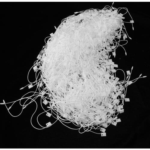 1000 Pcs Tag String Lock Fastener Clothing Labeling Tagging Supplies Square End