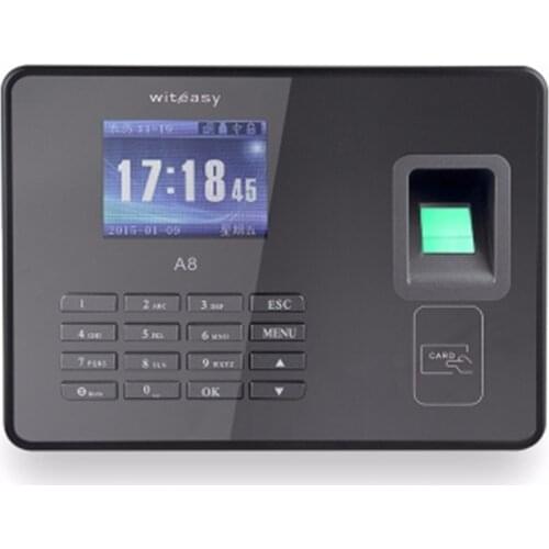 2.8 Inch TFT Monitor 3000 User Fingerprint/Password/ID Card Time Attendance A8