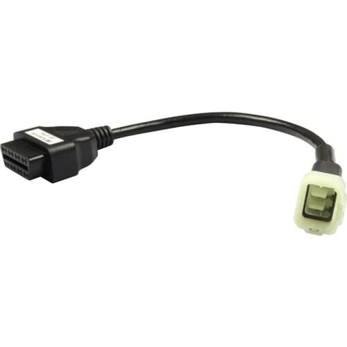 3 Pcs/Lot 6 To 16 Pin OBD2 Adapters Diagnostic Cables Motorcycle OBD Connectors For Kawasaki Autocycle