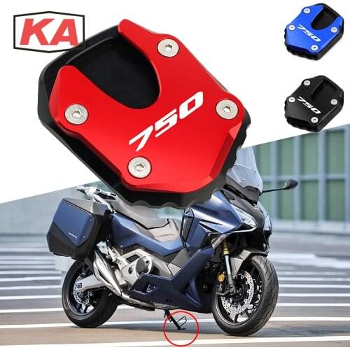 Motorcycle CNC Aluminum Kickstand Foot Side Stand Support Extension Enlarge For HONDA Forza 750 FORZA750 Forza750 2020 2021 2022