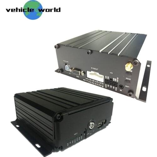 Vehicle Car Taxi Trailer Truck School Bus 4Channels AHD 1080P HDD Mobile DVR with GPS