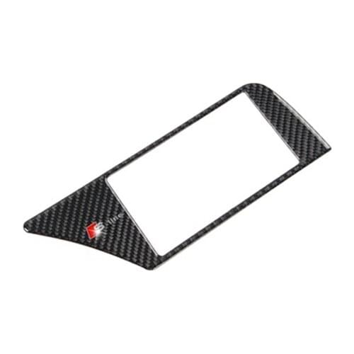 1PCS Carbon Fiber Car Inner Console GPS Navigation NBT Screen Frame Cover Trim Accessories For Audi A4 B8 A5 09-16 Car Styling