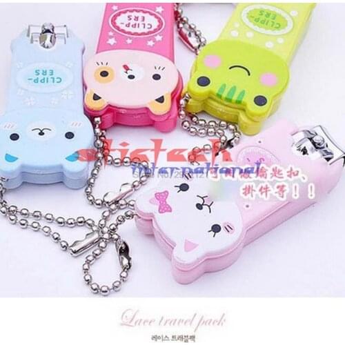 By dhl or ems 500 pcs Manicure Pedicure Set Kit Nail Care Clipper Tool Scissors Cute Cartoon Animal Pattern - Pattern Assorted