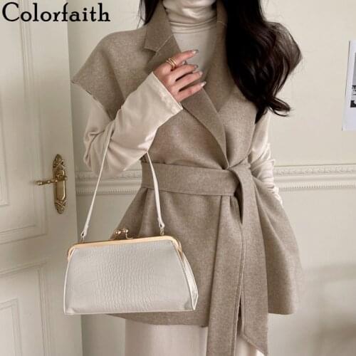 Женские осенние жилеты Colorfaith China At AliExpress