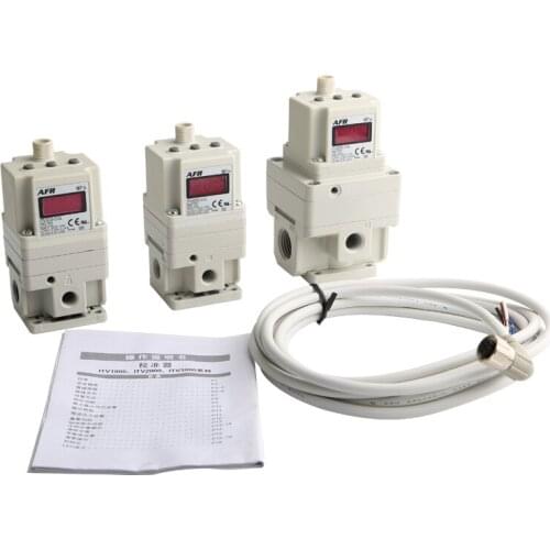 ITV Electro-Pneumatic Regulator smc type ITV2010-312L/ ITV2030-312L/ ITV2050-312L electric proportional valve