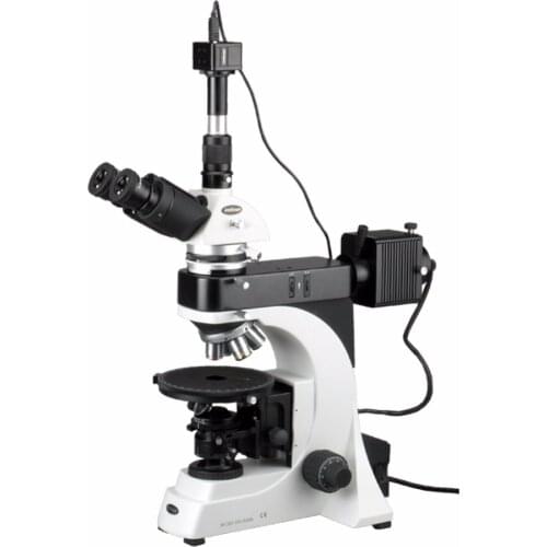 EPI Trinocular Infinity Polarizing Microscope-AmScope Supplies 50X-750X Advanced EPI Trinocular Infinity Polarizing Microscope