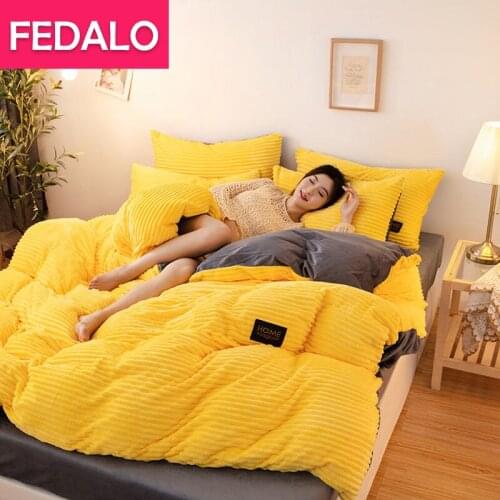 Four-piece flannel bedding thickened winter coral quilt cover three-piece crystal velvet magic velvet bed sheet