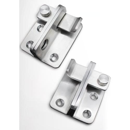 Hot Sale Silver Barrel Bolt Door Latch Hardware For Home Hardware Gate Safety Door Bolt Latch Lock Safety Stainless Steel
