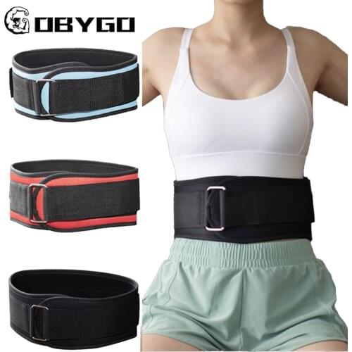 GOYBGO Weightlifting Waist Support Gym Muscle Training Fitness Waist Belt Protector Exercise Compression Waist Protection Unisex