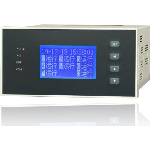 Switching collector 8-way to 485 industrial equipment running switch machine start and stop working time record totalizer