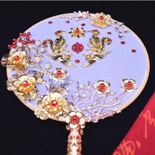Chinese fan Wedding decoration fan prepared for guests Souvenirs