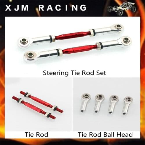 CNC Alloy Steering Turnbuckle Tie & Pull Rod Ball Head Kit for 1/5 GTB RACING Losi 5ive-T Desert Buggy XL DBXL Rc Car Parts