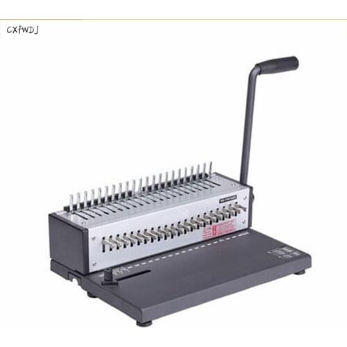 Comb Binding Machine Apron Binding Machine Clip Hole Puncher Punch 10-hole Clip Binding Machine 21 Hole Apron Binding Machine