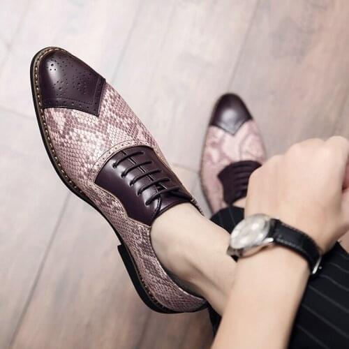 Fashion Brock Mens Leather Shoes British Baroque Oxford Shoes Business Retro Derby Shoes Mens Driving Shoes Banquet Shoes48