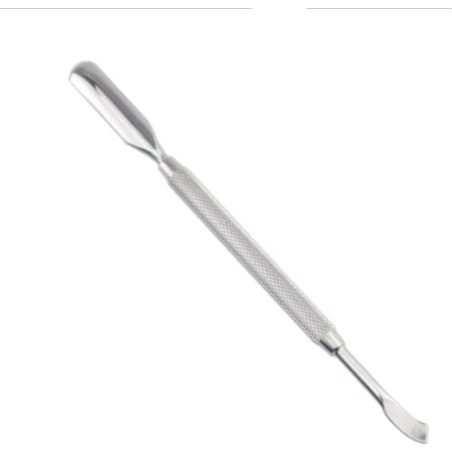 Fashion Design Double Head Stainless Steel Cuticle Nail Pusher Manicure Tool Dead Skin Push For Nail Women Men