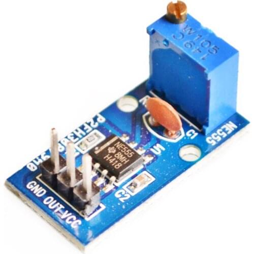 Ne555 adjustable frequency pulse generator module