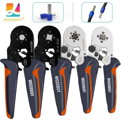 Ferrule Crimping Tool Kit AWG23-7 Self-adjustable Ratchet Wire Single Crimping Tool Kit Plier Tool Set Wire Crimp Wire Terminal
