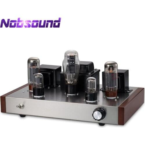 Nobsound EL34 Vacuum Single-ended Class A Tube Amplifier HiFi 2.0 Channel Stereo Integrated Amp 26W Pure Handmade