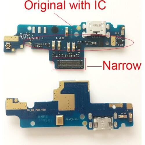 New Microphone Module+USB Charging Port Board Flex Cable Connector Parts For Xiaomi Redmi Note 4X Replacement 3GB 32GB