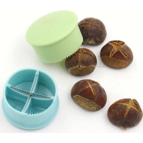 Magic Nut Cracker Sheller Quick Chestnut Cutter Nut Opener Sheller Walnut Pliers Chestnut Cross Open Knife Kichen Accessories