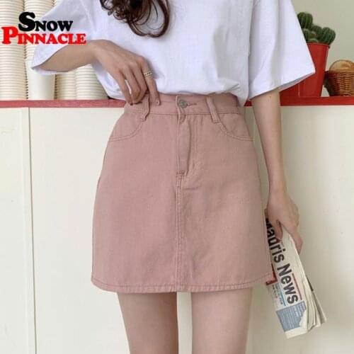 SNOW PINNACLE Denim Skirts For Women