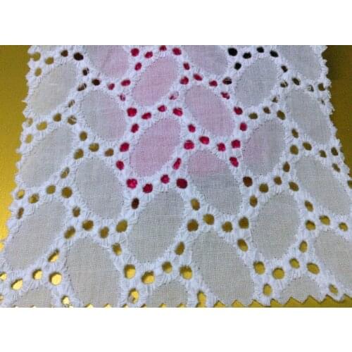 High quality 100% cotton woven fabric with hollow-out leaf embroidery,garden style fabric, XERY-S2239