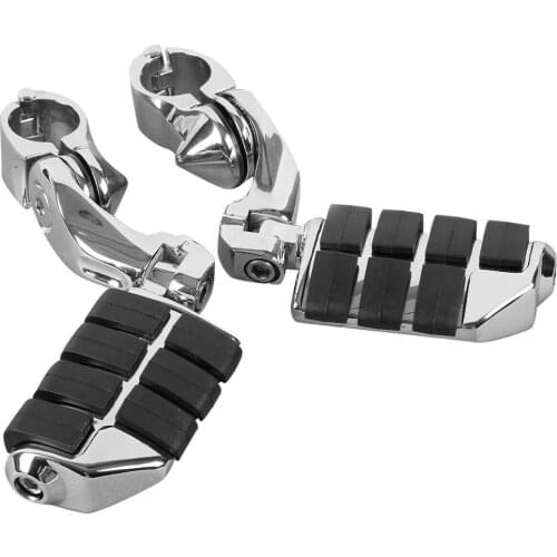 Motorcycle Universal 32mm Adjustable Highway Footrest For Honda Kawasaki Suzuki Yamaha Harley