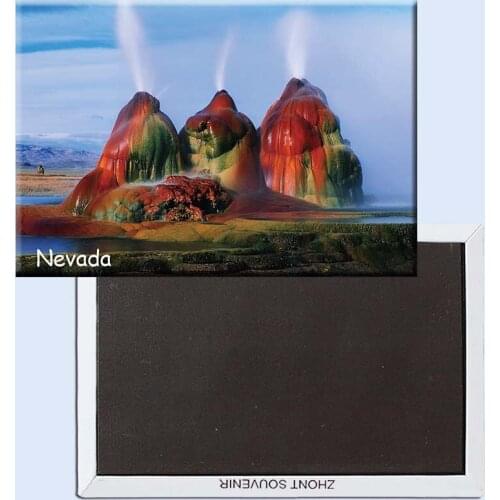 Green Fly Geyser, Nevada Travel Picture Refrigerator Magnets 21152
